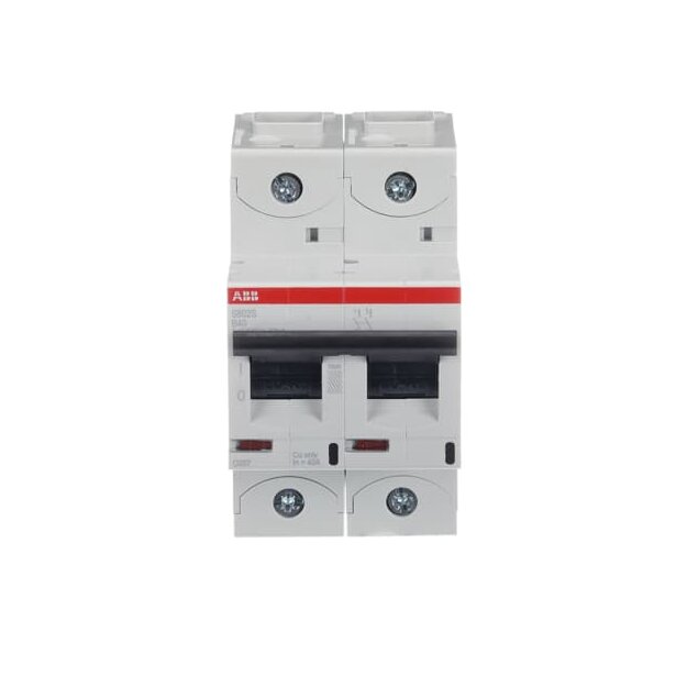 ABB 2CCS862001R0405 S802S-B40 Hochleistungssicherungsautomat  40A B 400VAC=Icu 50kA 690VAC=Icu6kA 2P