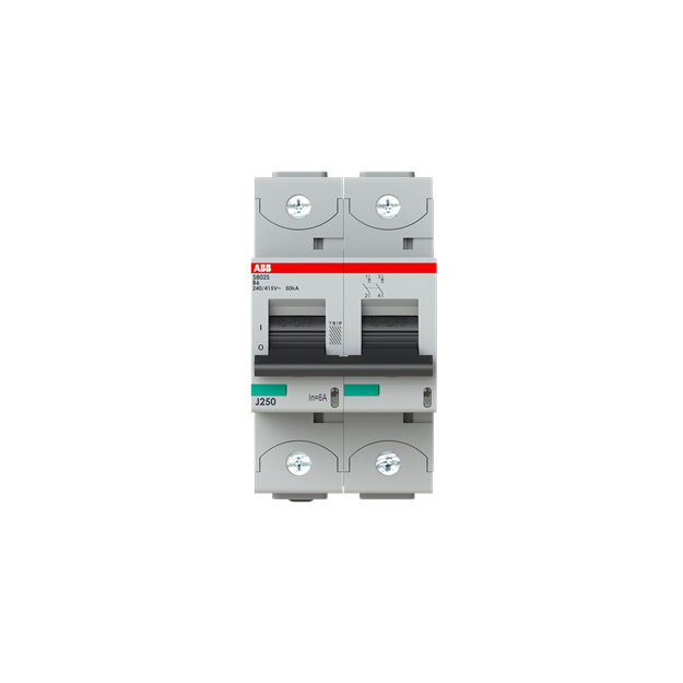 ABB 2CCS862001R0065 S802S-B6 Hochleistungssicherungsautomat 6A B 415VAC=Icu 50kA 2P
