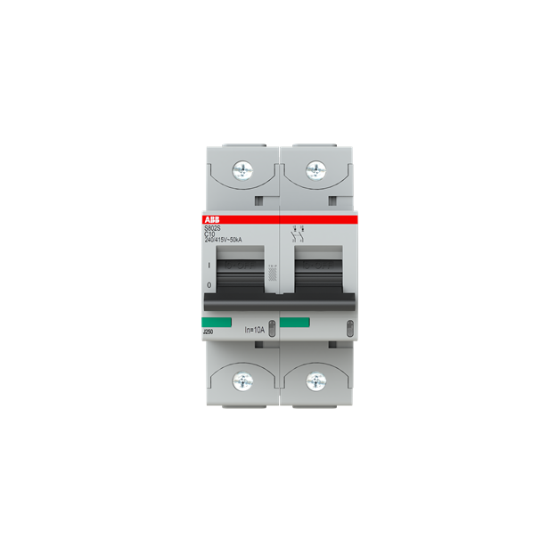 ABB 2CCS862001R0104 S802S-C10 Hochleistungssicherungsautomat  10A C 400VAC=Icu 50kA 690VAC=Icu6kA 2P
