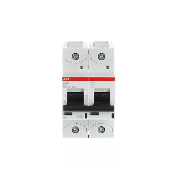 ABB 2CCS862001R0164 S802S-C16 Hochleistungssicherungsautomat  16A C 400VAC=Icu 50kA 690VAC=Icu6kA 2P
