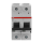 ABB 2CCS862001R0204 S802S-C20 Hochleistungssicherungsautomat  20A C 400VAC=Icu 50kA 690VAC=Icu6kA 2P