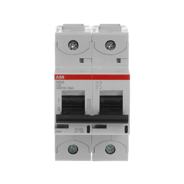 ABB 2CCS862001R0324 S802S-C32 Hochleistungssicherungsautomat  32A C 400VAC=Icu 50kA 690VAC=Icu6kA 2P