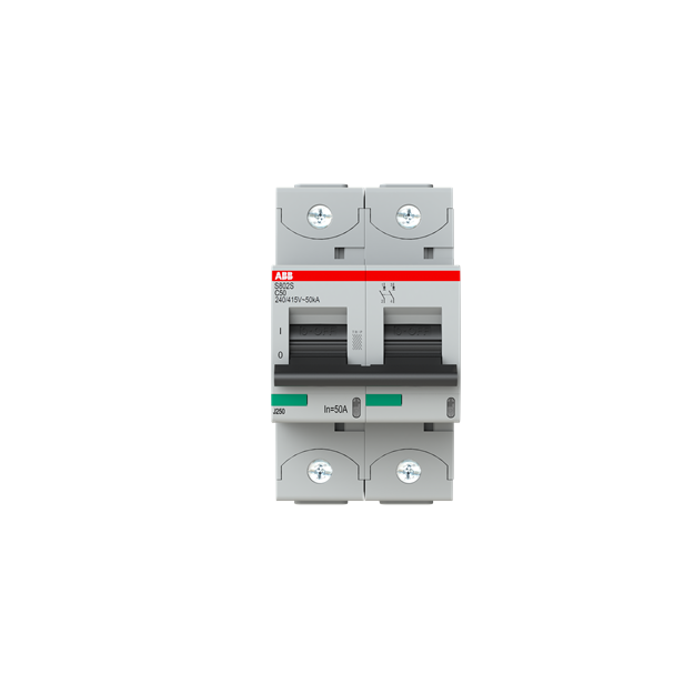 ABB 2CCS862001R0504 S802S-C50 Hochleistungssicherungsautomat  50A C 400VAC=Icu 50kA 690VAC=Icu6kA 2P