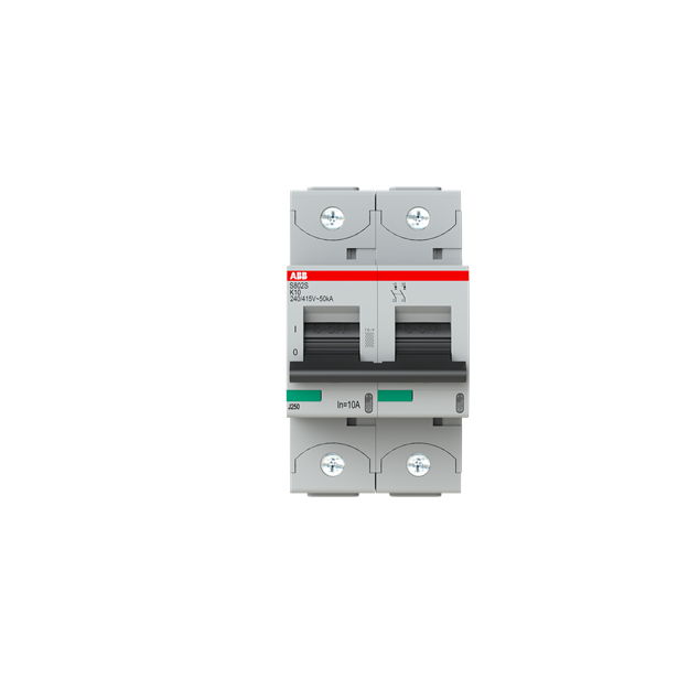 ABB 2CCS862001R0427 S802S-K10 Hochleistungssicherungsautomat  10A K 400VAC=Icu 50kA 690VAC=Icu6kA 2P