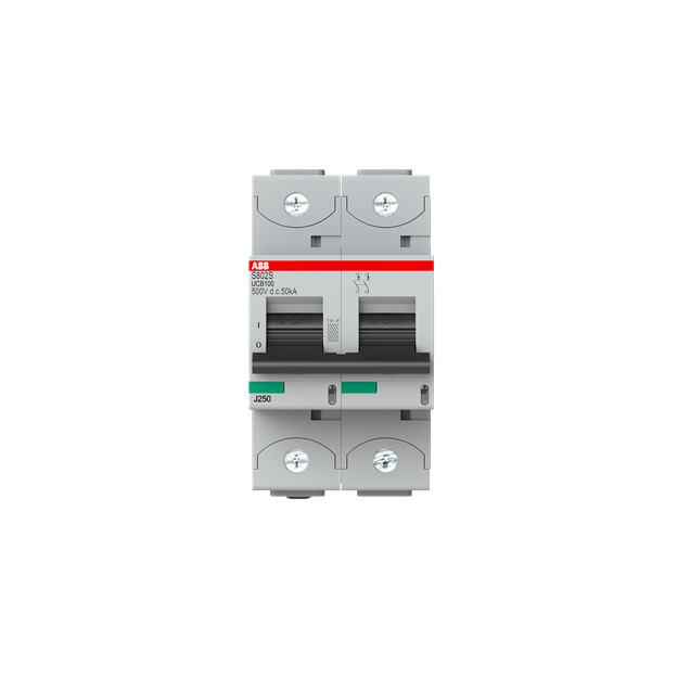 ABB 2CCS862001R1825 S802S-UCB100 Hochleistungssicherungsautomat 100A B 500VDC=Icu 50kA 2P