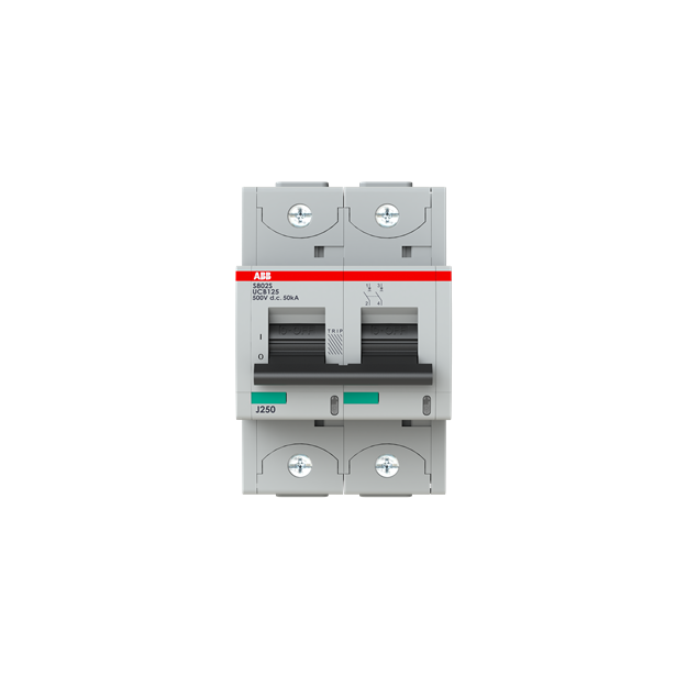 ABB 2CCG001894R0001 S802S-UCB125 Hochleistungssicherungsautomat 125 A  B  500V DC=Icu 50 kA  2P
