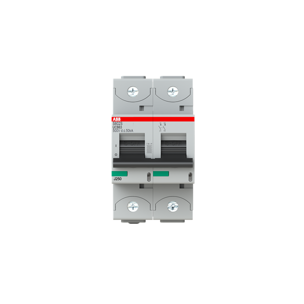 ABB 2CCS862001R1635 S802S-UCB63 Hochleistungssicherungsautomat  63A B 500VDC=Icu 50kA 2P