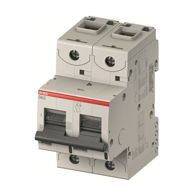 ABB 2CCF030035R0001 S802S-UCK1.6 Hochleistungssicherungsautomat 1.6A K 500VDC=Icu 50kA  2P
