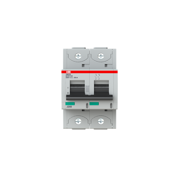 ABB 2CCG001893R0001 S802S-UCK125 Hochleistungssicherungsautomat 125 A  K  500V DC=Icu 50 kA  2P