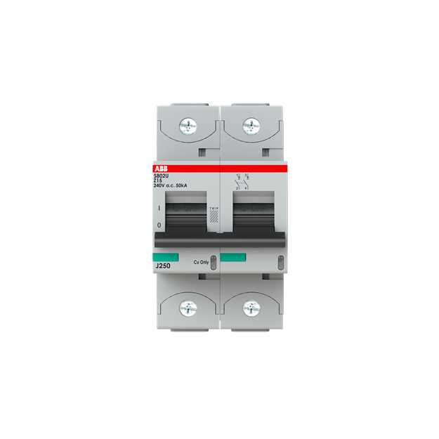 ABB 2CCS862017R0155 S802U-Z15 Hochleistungssicherungsautomat  15A Z 240VAC=Icu 50kA 2P  UL 489