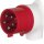 Berker 578201 CEE Winkelstecker 5-polig 32 A Verbindungssysteme Grau/Rot