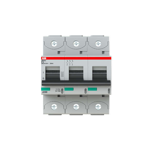 ABB 2CCS883001R0165 S803C-B16 Hochleistungssicherungsautomat  16A B 415VAC=Icu 25kA 3P