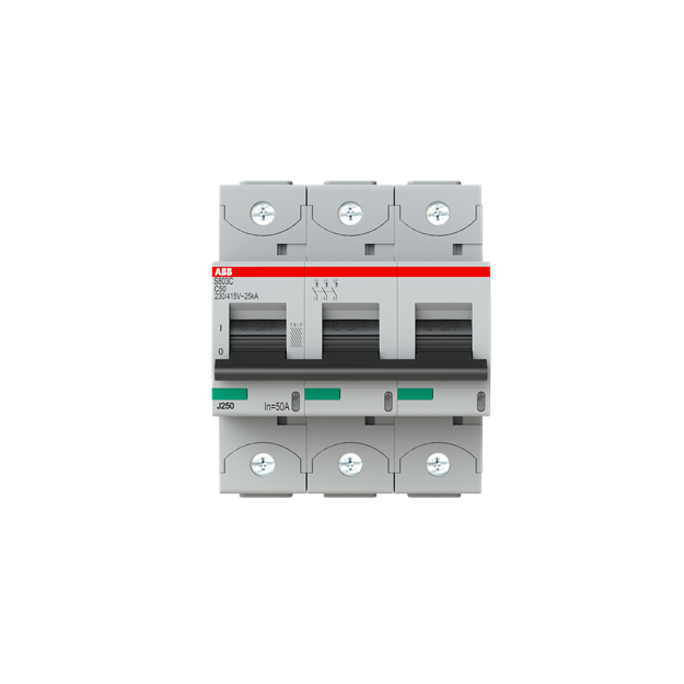 ABB 2CCS883001R0504 S803C-C50 Hochleistungssicherungsautomat  50A C 415VAC=Icu 25kA 3P