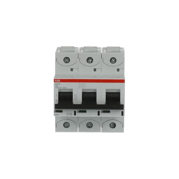 ABB 2CCS863001R0634 S803S-C63 Hochleistungssicherungsautomat  63A C 400VAC=Icu 50kA 690VAC=Icu6kA 3P
