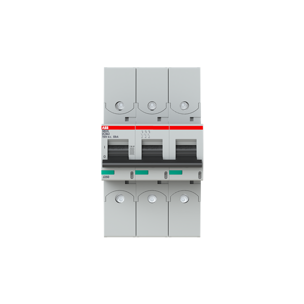 ABB 2CCS863002R1635 S803S-UCB63-R Hochleistungssicherungsautomatat  63A B 750VDC=Icu 50kA 3P