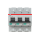 ABB 2CCG001897R0001 S803S-UCK125 Hochleistungssicherungsautomat 125A  K  750V DC=Icu 50 kA  3P