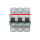 ABB 2CCF020022R0001 S803S-UCK2 Hochleistungssicherungsautomat 2A K 750VDC=Icu 50kA  3P