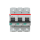 ABB 2CCF020024R0001 S803S-UCK3 Hochleistungssicherungsautomat 3A K 750VDC=Icu 50kA  3P