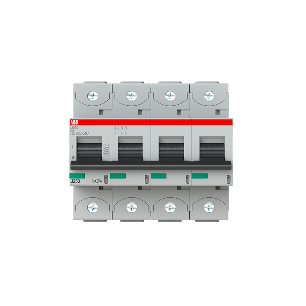 ABB 2CCS884001R0254 S804C-C25 Hochleistungssicherungsautomat  25A C 415VAC=Icu 25kA 4P
