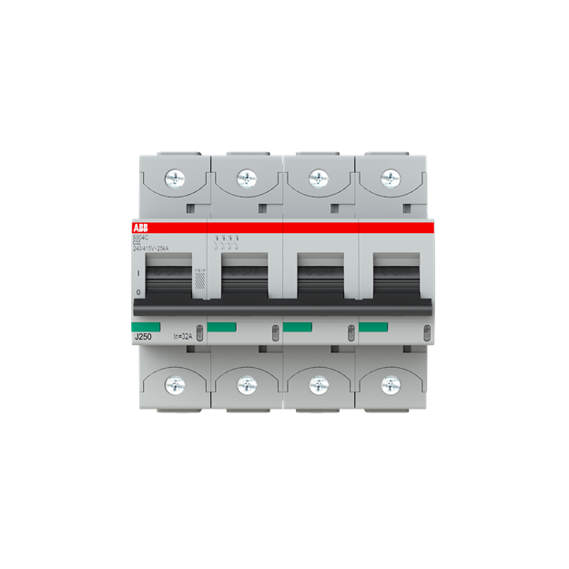ABB 2CCS884001R0324 S804C-C32 Hochleistungssicherungsautomat  32A C 415VAC=Icu 25kA 4P