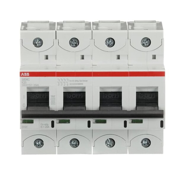 ABB 2CCS884001R0487 S804C-K20 Hochleistungssicherungsautomat  20A K 415VAC=Icu 25kA 4P