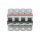 ABB 2CCS894001R0255 S804N-B25 Hochleistungssicherungsautomat  25A B 400VAC=Icu 36kA 690VAC=Icu 4 5kA