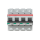 ABB 2CCS894001R0064 S804N-C6 Hochleistungssicherungsautomat  4P  C-Charakterisitk  6A