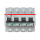 ABB 2CCG001225R0001 S804P-B125 Hochleistungssicherungsautomat 125A  B-Charakteristik  Icu=50kA 240/415V AC  4P