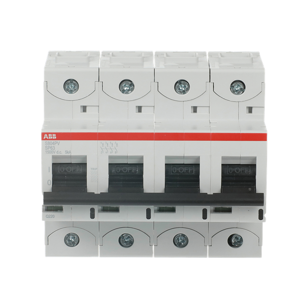 ABB 2CCF019630R0001 Strangsicherung S804PV-SP63 1.500V DC  63A  4-polig
