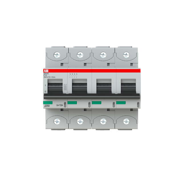 ABB 2CCS864001R0104 S804S-C10 Hochleistungssicherungsautomat  10A C 400VAC=Icu 50kA 690VAC=Icu6kA 4P