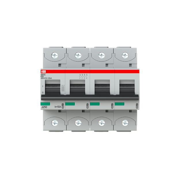 ABB 2CCS864001R0577 S804S-K50 Hochleistungssicherungsautomat  50A K 400VAC=Icu 50kA 690VAC=Icu6kA 4P