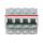 ABB 2CCG001902R0001 S804S-UCB125 Hochleistungssicherungsautomat 125A  B  750V DC=Icu 50 kA  4P