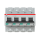 ABB 2CCG001901R0001 S804S-UCK125 Hochleistungssicherungsautomat 125A  K  750V DC=Icu 50 kA  4P