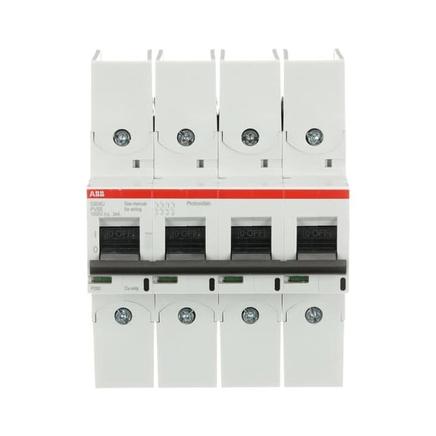 ABB 2CCP824017R1159 S804U-PVS5 Hochleistungs-Sicherungsaut. 4polig  5A  geprüft nach UL489B
