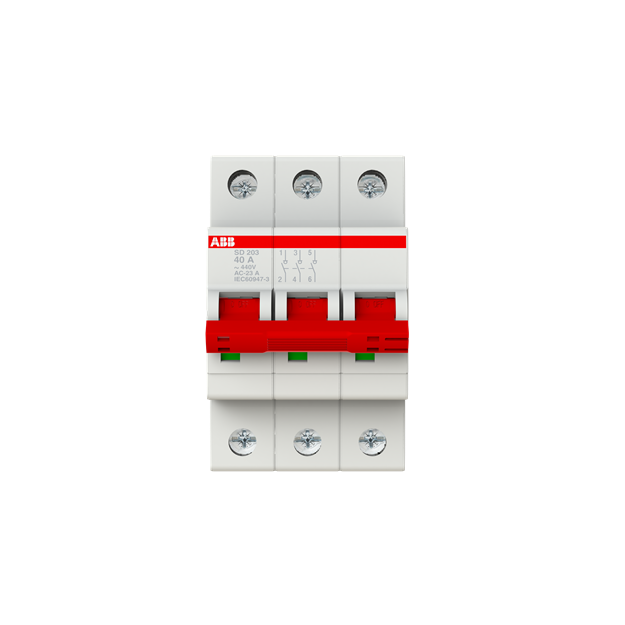 ABB 2CDD283101R0040 SD203/40 Lasttrennschalter 3P  40A