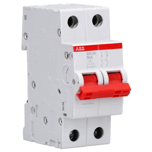 ABB 2CDD272111R0050 SHD202/50 Lasttrennschalter 2P  50A