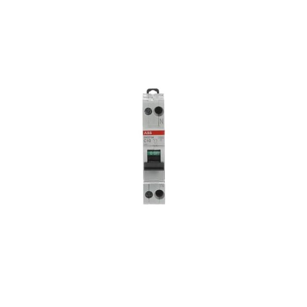 ABB 2CSS275101R0104 SN201M-C10 Sicherungsautomat C-Charakteristik  10 kA  10 A  1P+N Neutralleiter rechts