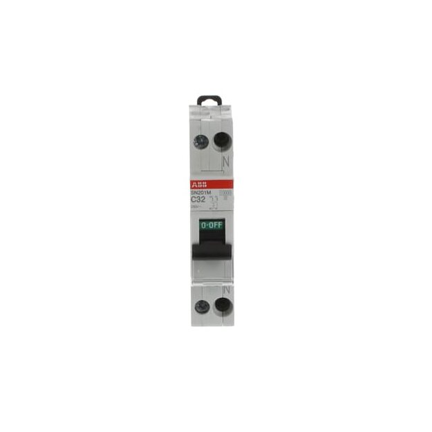 ABB 2CSS275101R0324 SN201M-C32 Sicherungsautomat C-Charakteristik  10 kA  32 A  1P+N Neutralleiter rechts
