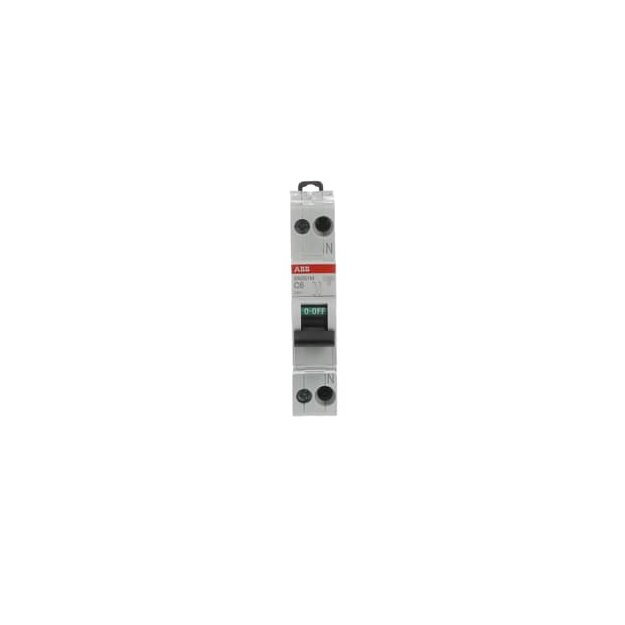 ABB 2CSS275101R0064 SN201M-C6 Sicherungsautomat C-Charakteristik  10 kA  6 A  1P+N Neutralleiter rechts