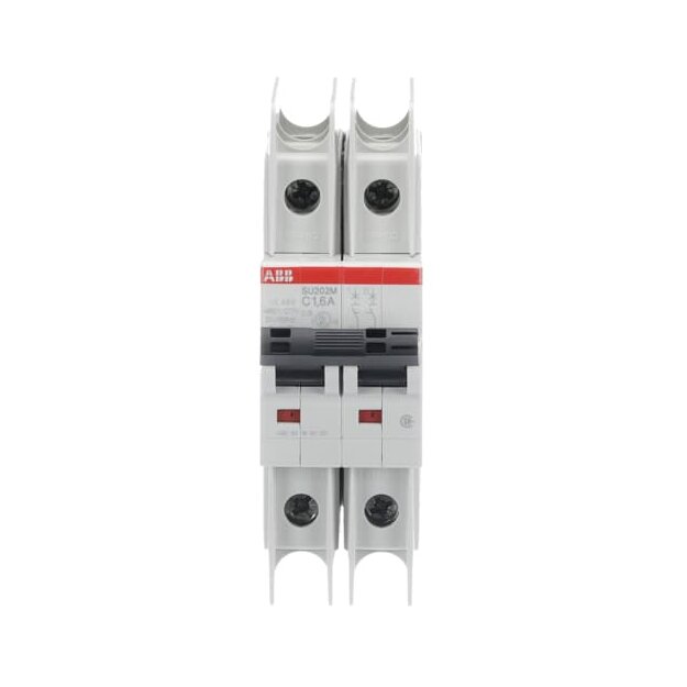 ABB 2CDS272337R0974 SU202M-C1 6 Sicherungsautomat C-Charakteristik  10kA  1 6A  2P UL489