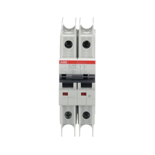 ABB 2CDS272337R0157 SU202M-K0 5 Sicherungsautomat K-Charakteristik  10kA  0 5A  2P UL489