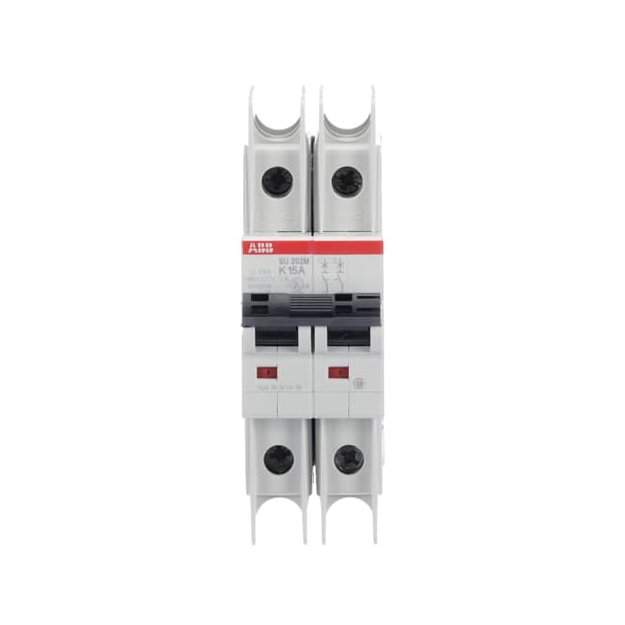 ABB 2CDS272337R0457 SU202M-K15 Sicherungsautomat K-Charakteristik  10kA  15A  2P UL489