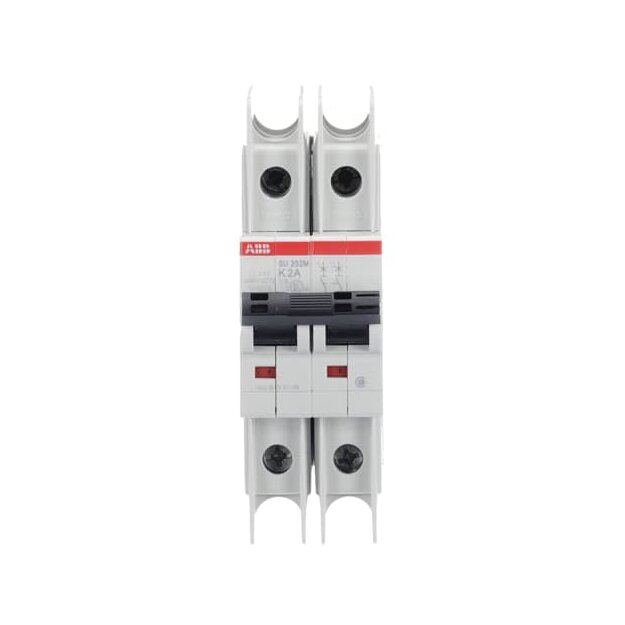 ABB 2CDS272337R0277 SU202M-K2 Sicherungsautomat K-Charakteristik  10kA  2A  2P UL489