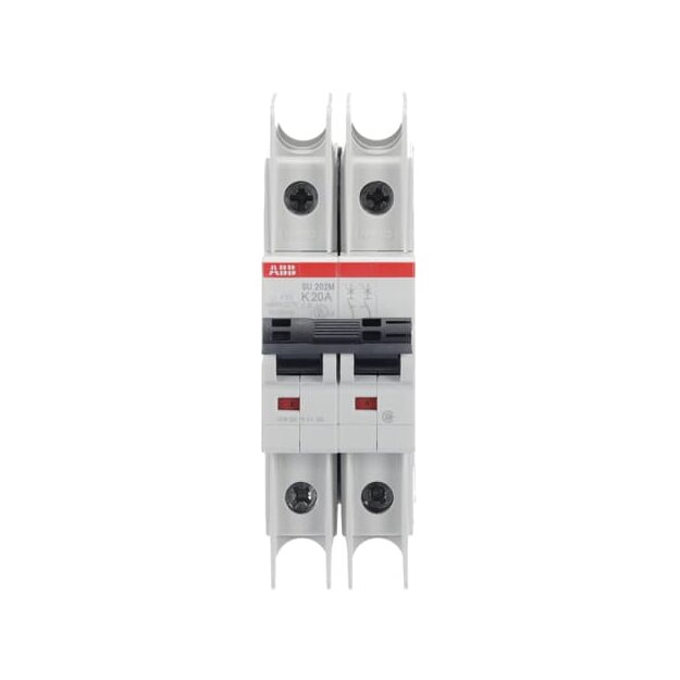ABB 2CDS272337R0487 SU202M-K20 Sicherungsautomat K-Charakteristik  10kA  20A  2P UL489