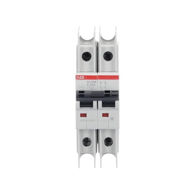 ABB 2CDS272337R0577 SU202M-K50 Sicherungsautomat K-Charakteristik  10kA  50A  2P UL489