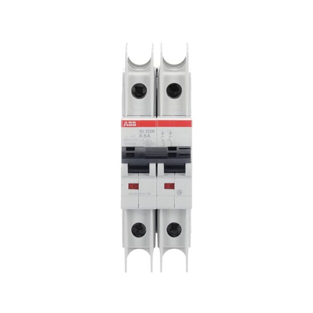 ABB 2CDS272337R0377 SU202M-K6 Sicherungsautomat K-Charakteristik  10kA  6A  2P UL489