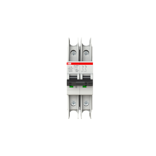ABB 2CDS272337R0428 SU202M-Z10 Sicherungsautomat Z-Charakteristik  10kA  10A  2P UL489