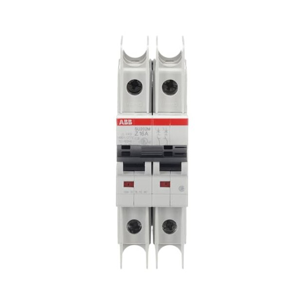 ABB 2CDS272337R0468 SU202M-Z16 Sicherungsautomat Z-Charakteristik  10kA  16A  2P UL489