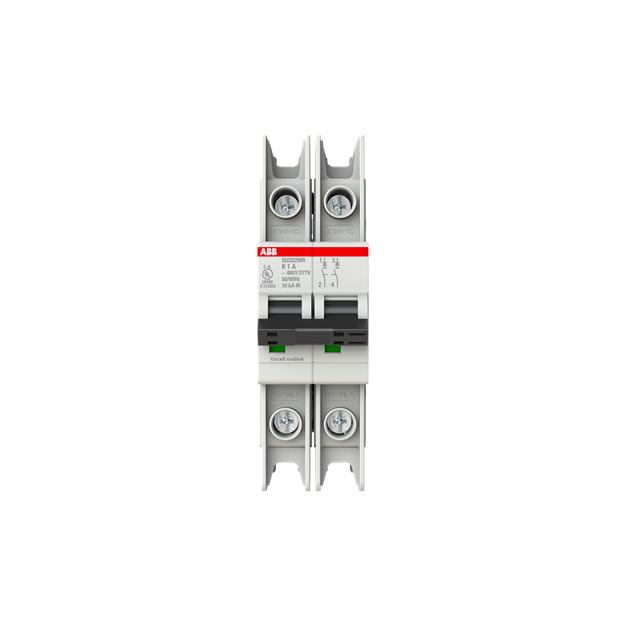 ABB 2CDS272347R0217 SU202MR-K1 Sicherungsautomat K-Charakteristik  10kA  1A  2P  RTT