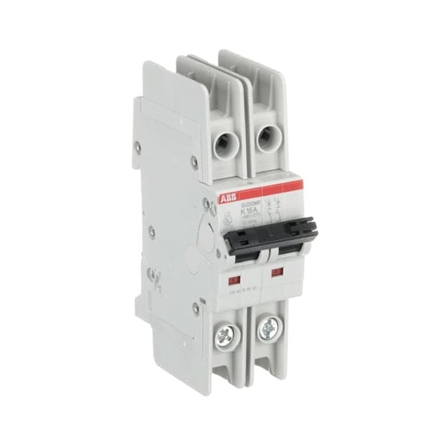 ABB 2CDS272347R0457 SU202MR-K15 Sicherungsautomat K-Charakteristik  10kA  15A  2P  RTT